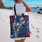 Geelong Cats Tote Bag Mascot Cartoon Football Illustration Style