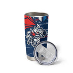 Geelong Cats Tumbler Cup Mascot Cartoon Football Illustration Style