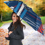 Geelong Cats Umbrella Mascot Cartoon Football Illustration Style