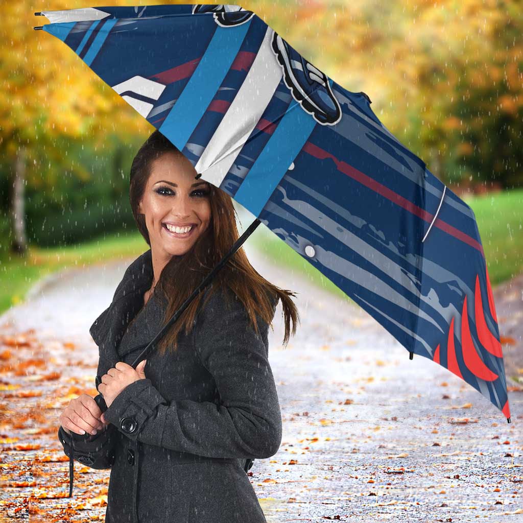 Geelong Cats Umbrella Mascot Cartoon Football Illustration Style