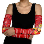 Gold Coast Suns Arm Sleeves Mascot Cartoon Football Illustration Style