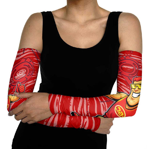 Gold Coast Suns Arm Sleeves Mascot Cartoon Football Illustration Style