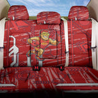 Gold Coast Suns Back Car Seat Cover Mascot Cartoon Football Illustration Style