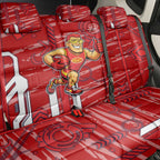 Gold Coast Suns Back Car Seat Cover Mascot Cartoon Football Illustration Style