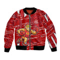 Gold Coast Suns Bomber Jacket Mascot Cartoon Football Illustration Style