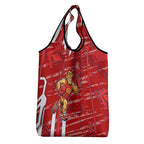 Gold Coast Suns Grocery Bag Mascot Cartoon Football Illustration Style