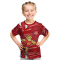 Gold Coast Suns Kid T Shirt Mascot Cartoon Football Illustration Style