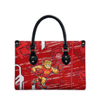 Gold Coast Suns Leather Bag Mascot Cartoon Football Illustration Style