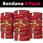 Gold Coast Suns Neck Gaiter Mascot Cartoon Football Illustration Style