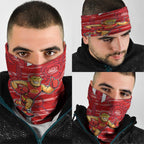 Gold Coast Suns Neck Gaiter Mascot Cartoon Football Illustration Style