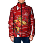 Gold Coast Suns Padded Jacket Mascot Cartoon Football Illustration Style