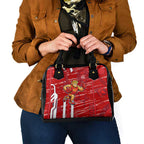 Gold Coast Suns Shoulder Handbag Mascot Cartoon Football Illustration Style