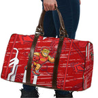 Gold Coast Suns Travel Bag Mascot Cartoon Football Illustration Style