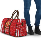 Gold Coast Suns Travel Bag Mascot Cartoon Football Illustration Style
