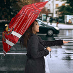 Gold Coast Suns Umbrella Mascot Cartoon Football Illustration Style