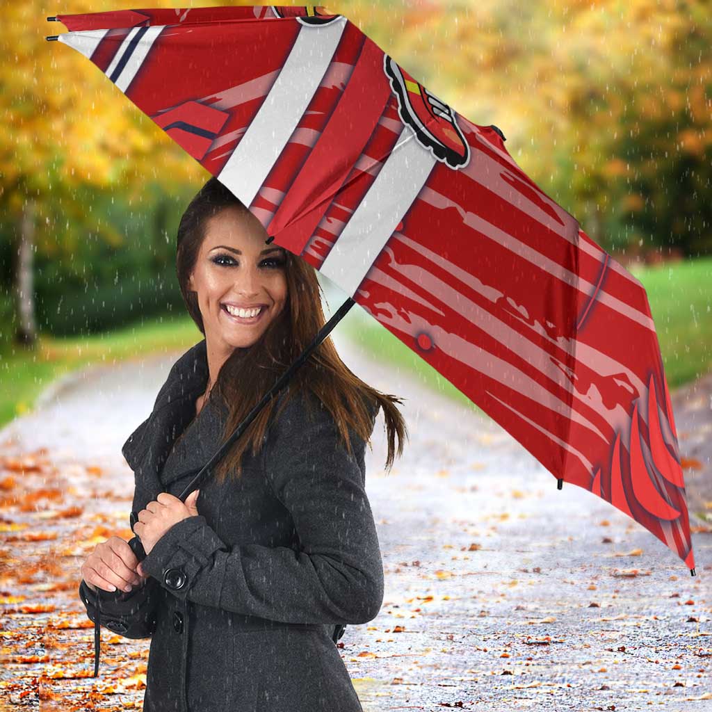 Gold Coast Suns Umbrella Mascot Cartoon Football Illustration Style