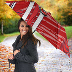 Gold Coast Suns Umbrella Mascot Cartoon Football Illustration Style