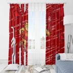Gold Coast Suns Window Curtain Mascot Cartoon Football Illustration Style