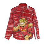 Gold Coast Suns Women Casual Shirt Mascot Cartoon Football Illustration Style