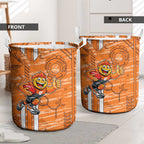Greater Western Sydney Giants Laundry Basket Mascot Cartoon Football Illustration Style