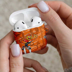 Greater Western Sydney Giants AirPods Case Mascot Cartoon Football Illustration Style