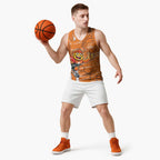 Greater Western Sydney Giants Basketball Jersey Mascot Cartoon Football Illustration Style