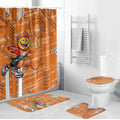 Greater Western Sydney Giants Bathroom Set Mascot Cartoon Football Illustration Style
