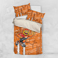 Greater Western Sydney Giants Bedding Set Mascot Cartoon Football Illustration Style