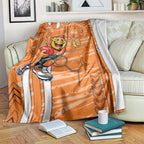 Greater Western Sydney Giants Blanket Mascot Cartoon Football Illustration Style