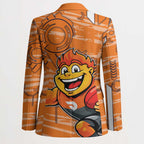 Greater Western Sydney Giants Blazer Mascot Cartoon Football Illustration Style