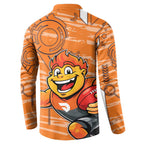 Greater Western Sydney Giants Button Sweatshirt Mascot Cartoon Football Illustration Style