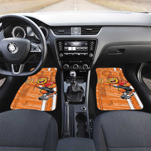 Greater Western Sydney Giants Car Mats Mascot Cartoon Football Illustration Style