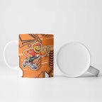 Greater Western Sydney Giants Ceramic Mug Mascot Cartoon Football Illustration Style