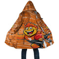 Greater Western Sydney Giants Cloak Mascot Cartoon Football Illustration Style