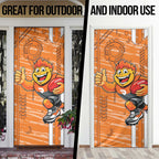 Greater Western Sydney Giants Door Cover Mascot Cartoon Football Illustration Style