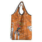 Greater Western Sydney Giants Grocery Bag Mascot Cartoon Football Illustration Style