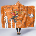 Greater Western Sydney Giants Hooded Blanket Mascot Cartoon Football Illustration Style