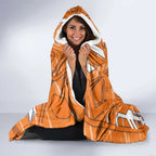 Greater Western Sydney Giants Hooded Blanket Mascot Cartoon Football Illustration Style