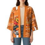 Greater Western Sydney Giants Kimono Mascot Cartoon Football Illustration Style