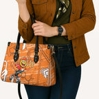 Greater Western Sydney Giants Leather Bag Mascot Cartoon Football Illustration Style