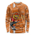 Greater Western Sydney Giants Long Sleeve Shirt Mascot Cartoon Football Illustration Style