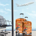 Greater Western Sydney Giants Luggage Cover Mascot Cartoon Football Illustration Style