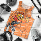 Greater Western Sydney Giants Men Tank Top Mascot Cartoon Football Illustration Style