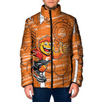 Greater Western Sydney Giants Padded Jacket Mascot Cartoon Football Illustration Style