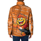 Greater Western Sydney Giants Padded Jacket Mascot Cartoon Football Illustration Style