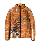 Greater Western Sydney Giants Padded Jacket Mascot Cartoon Football Illustration Style