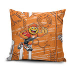 Greater Western Sydney Giants Pillow Cover Mascot Cartoon Football Illustration Style