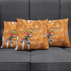 Greater Western Sydney Giants Pillow Cover Mascot Cartoon Football Illustration Style
