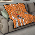 Greater Western Sydney Giants Quilt Mascot Cartoon Football Illustration Style