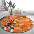 Greater Western Sydney Giants Round Carpet Mascot Cartoon Football Illustration Style
